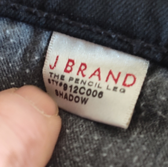 J Brand the Pencil Leg jean in Shadow wash - Picture 4 of 6